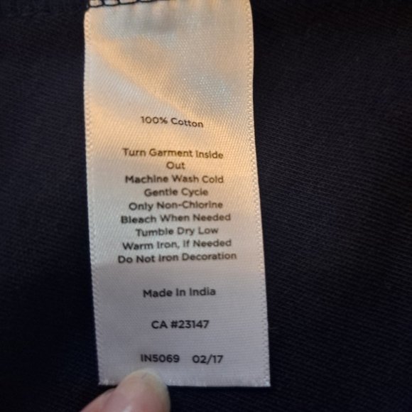 Talbots Women's Navy Cap Sleeve Dress with Ruffle Open Front Cardigan Size XL - Picture 7 of 16